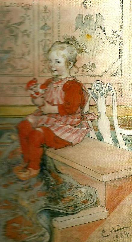 Carl Larsson lisbeth oil painting picture